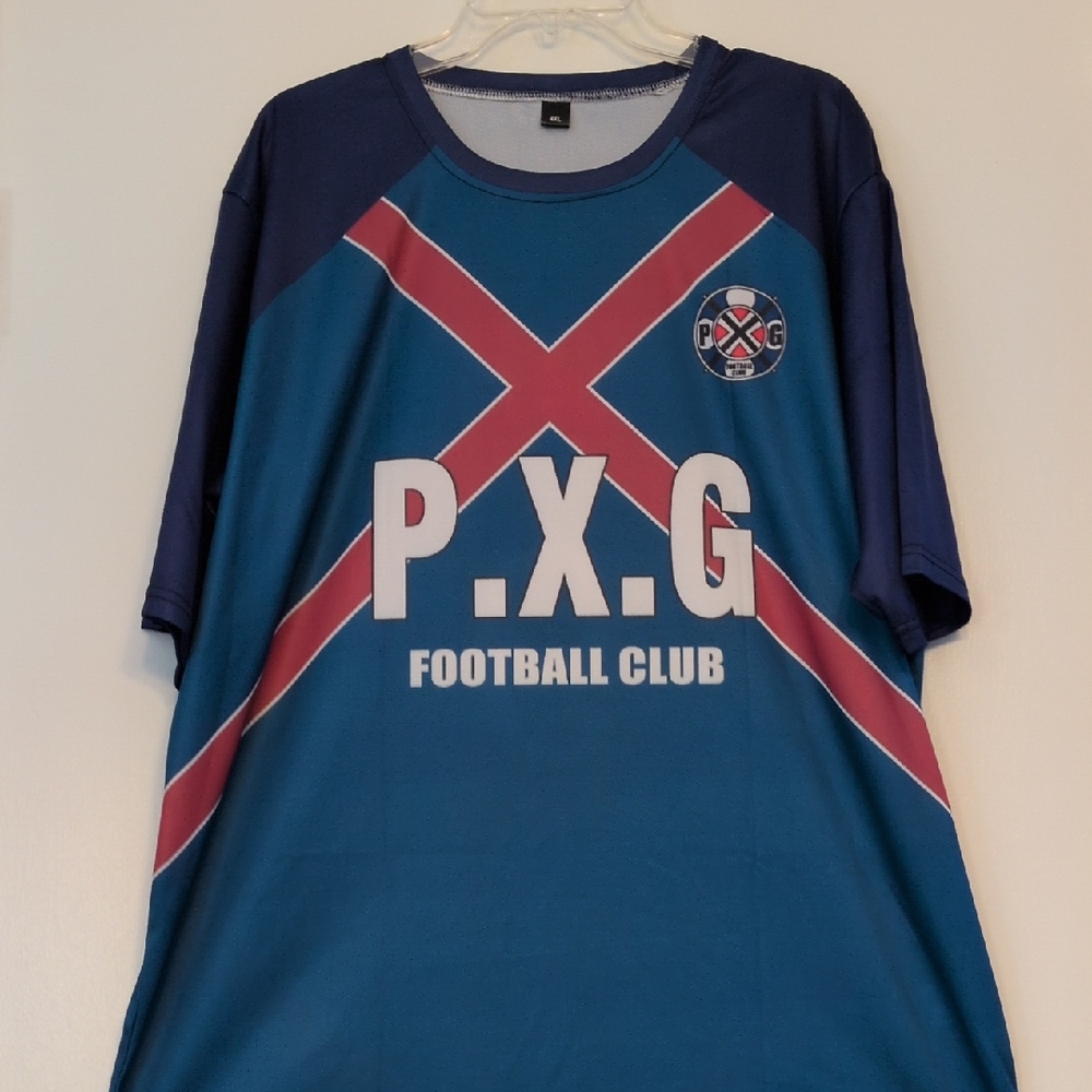 Blue Lock Manga P.X.G Football Club Jersey Rin #9 Size 4XL Brand New Plus Bonus